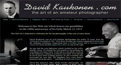 Desktop Screenshot of davidkaukonen.com